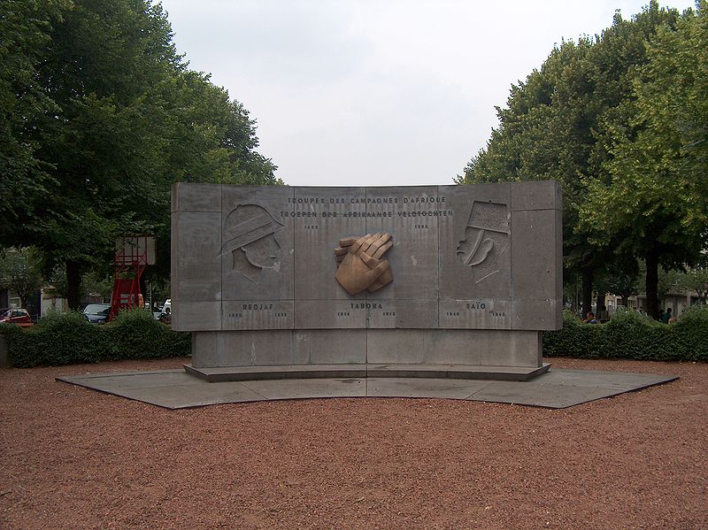 Monument Belgische Troepen in Afrika