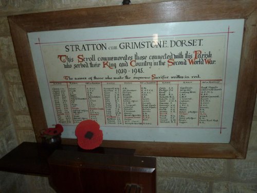 Rolls of Honour St. Mary Church Stratton #2