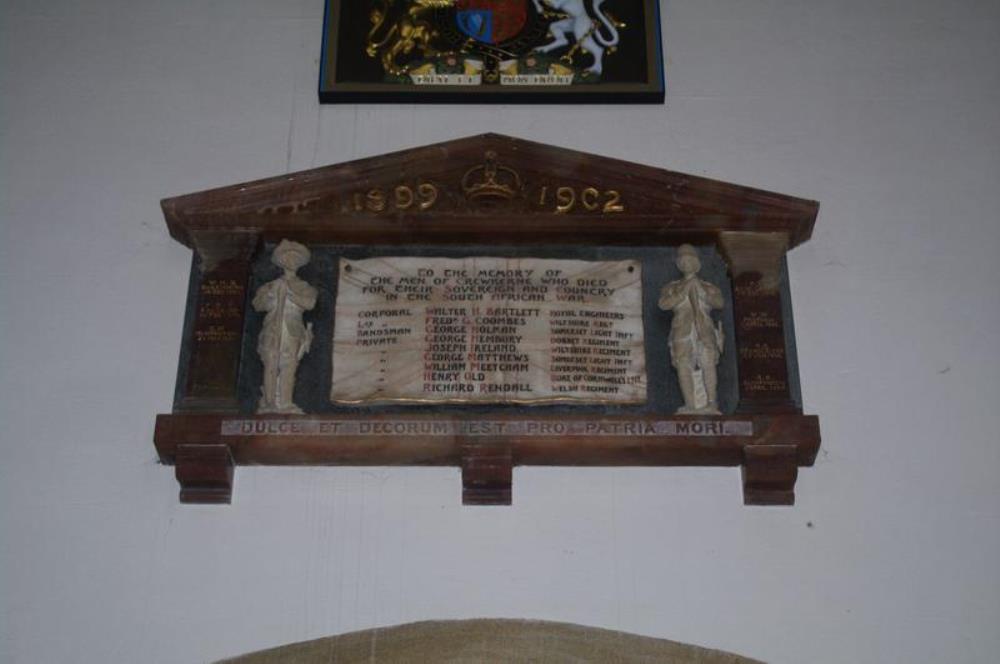 War Memorial St. Bartholmews Church Crewkerne #2