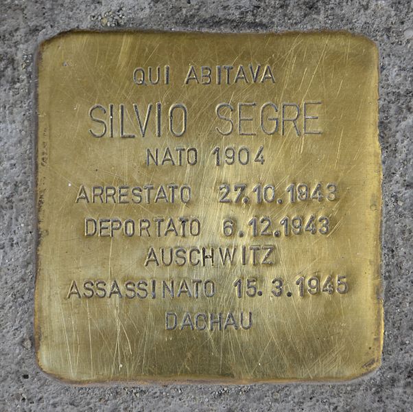 Stolperstein Piazza Carlo Emanuele II 15