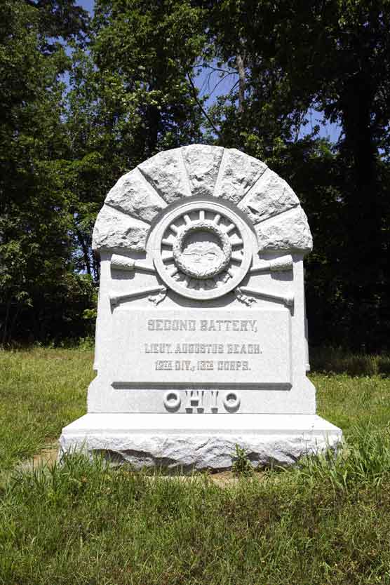 Monument 2nd Battery Ohio Light Artillery (Union)