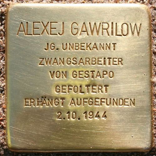 Stolpersteine Sternengasse #4