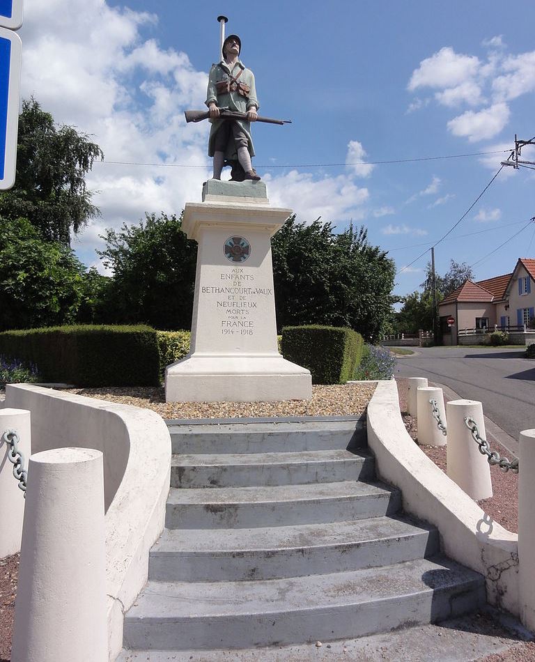 Monument Eerste Wereldoorlog Bthancourt en Neuflieux