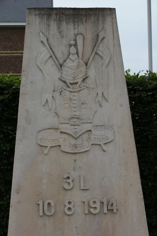 War Memorial 3rd Lancers Regiment Orsmaal #3