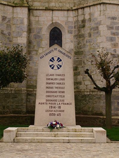 War Memorial Garancires-en-Beauce