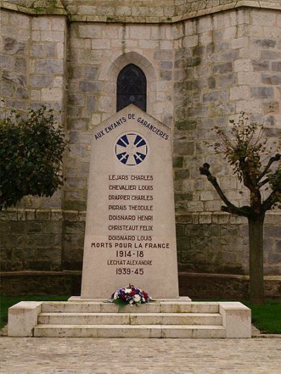 Oorlogsmonument Garancières-en-Beauce #1