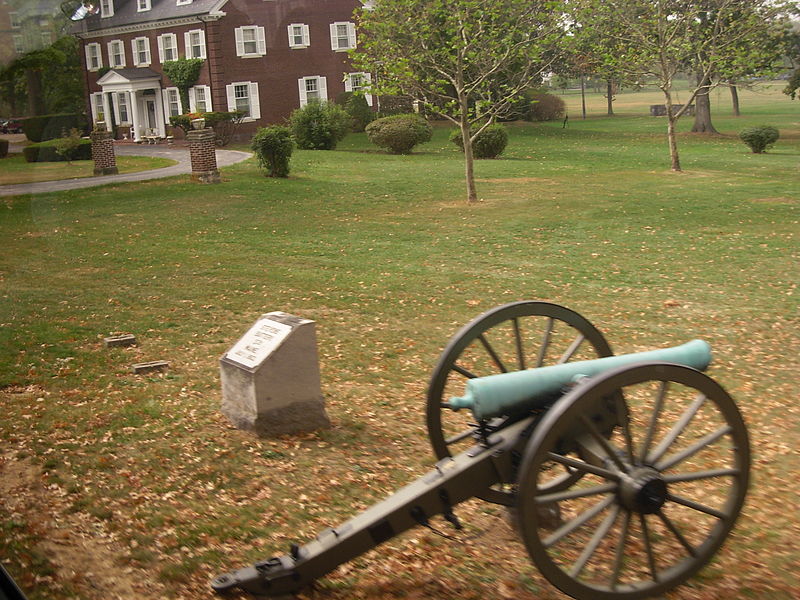 Locatie-aanduiding 5th Maine Artillery - Stevens' Battery #1