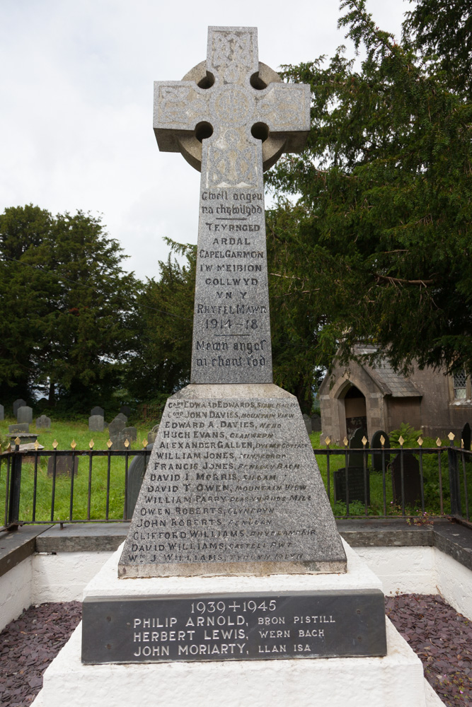 Oorlogsmonument Capel Garmon #2