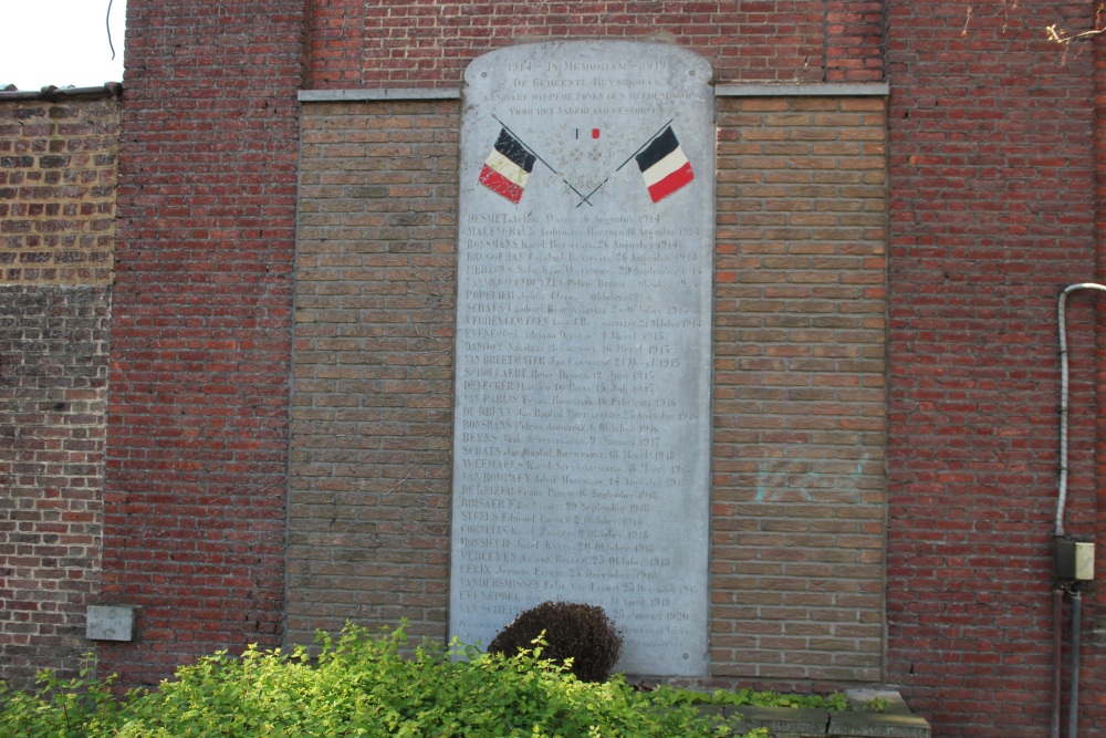 Monument Eerste Wereldoorlog Ruisbroek