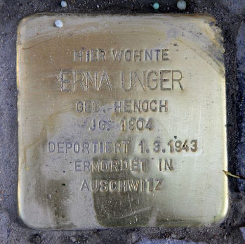 Stumbling Stones Sybelstraße 29 #4