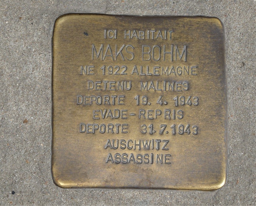 Stolperstein Huidevettersstraat 112 #2