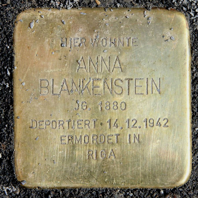 Stumbling Stones Turmstraße 9 #3