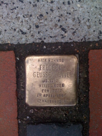 Stolperstein Johnsallee 63 #1