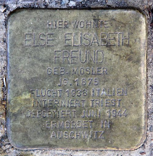 Stolpersteine Fregestraße 58 #1