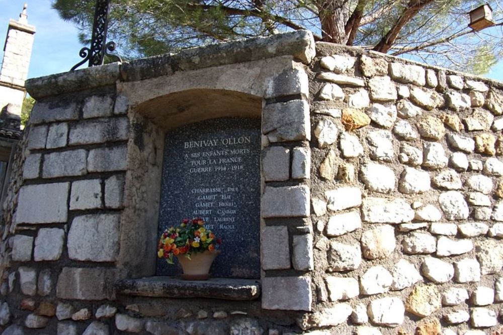World War I Memorial Bénivay-Ollon #1