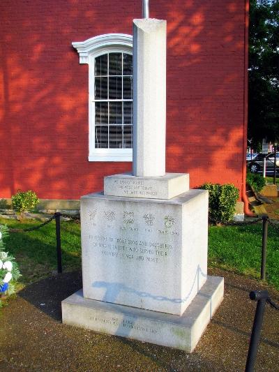 Monument Veteranen Moore County