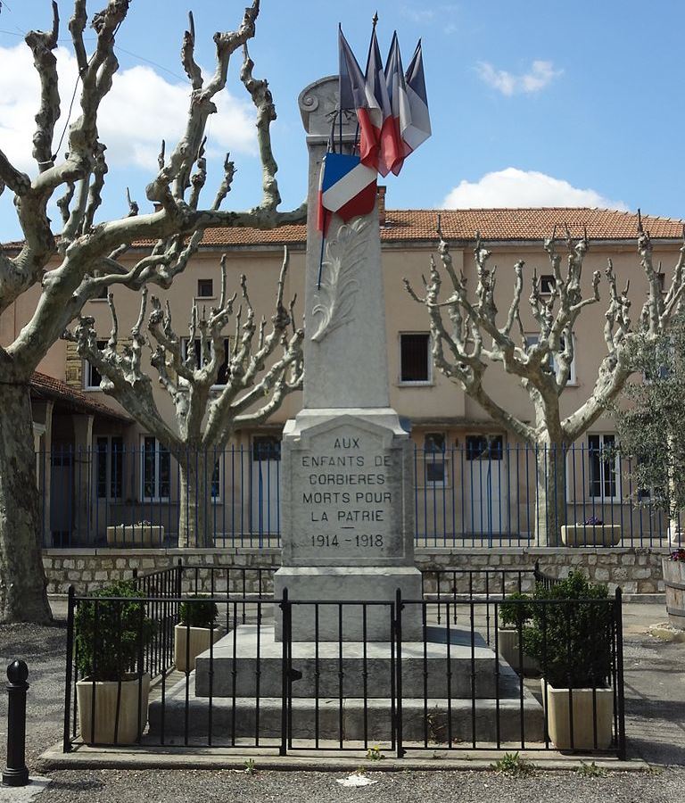 Monument Eerste Wereldoorlog Corbières #1