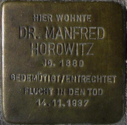 Stolperstein Lenhartzstrae 7 #1