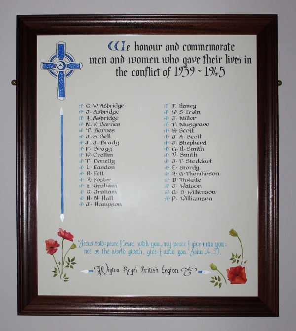 War Memorial St Mary's Church Wigton #3