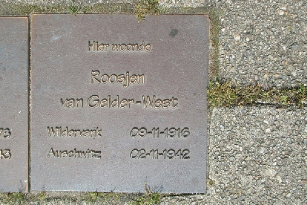 Memorial Stones Poststraat 24 #3