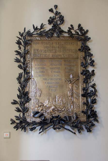 Memorial First World War Merkplas Saint Willibrord Church #2