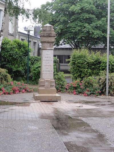 Oorlogsmonument Chambray-lès-Tours #1