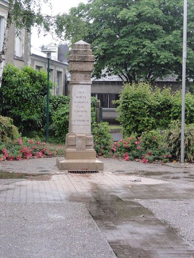 Oorlogsmonument Chambray-ls-Tours