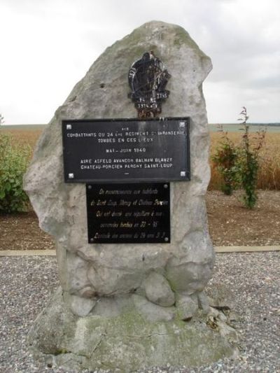 Memorial 24th Rgiment d'Infanterie
