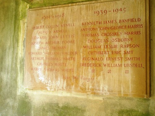 War Memorial Donnington #1