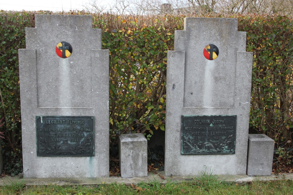 Belgische Oorlogsgraven Grivegnée Bois-de-Breux	 #4