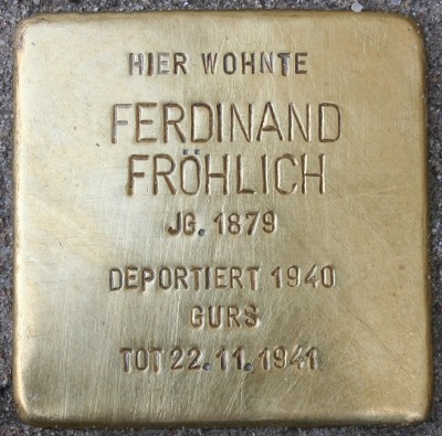 Stolperstein Hengstplatz 9 #2