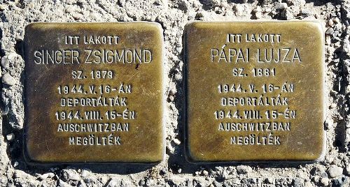 Stolpersteine Kossuth Lajos utca 12