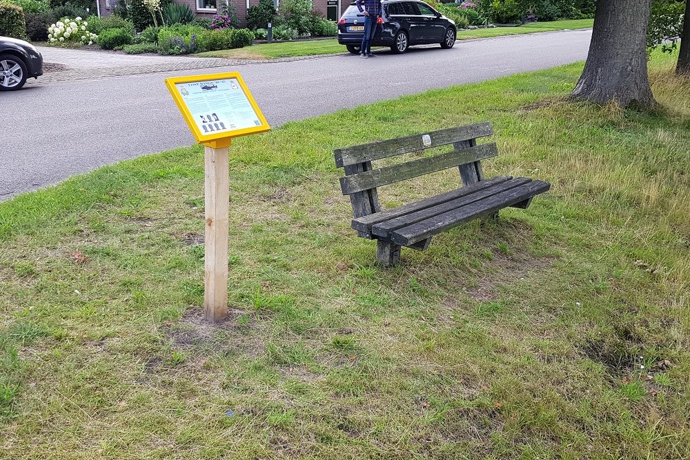 Memorial Sign Crash Location Halifax Mk II DT630 VR-T 419 RCAF Squadron #2