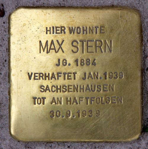 Stolpersteine Friedbergstraße 34 #3