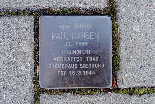 Stumbling Stone Hauptstraße 103 #1