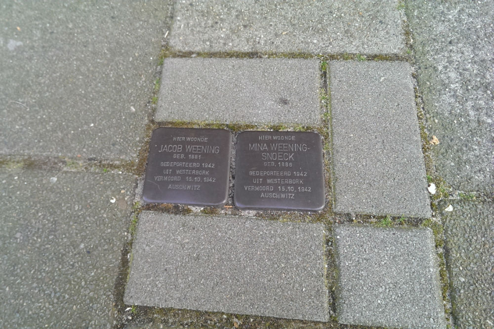 Stolpersteine Van Den Hoonaardstraat 20b