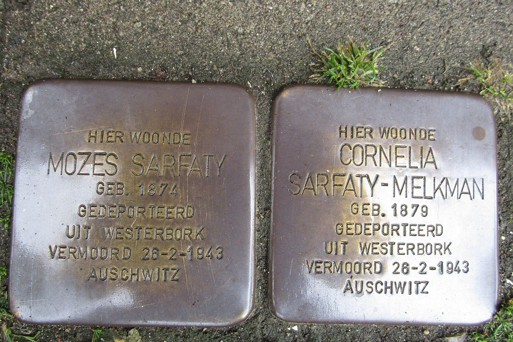 Stolpersteine Hofmeyrstraat 28 #2