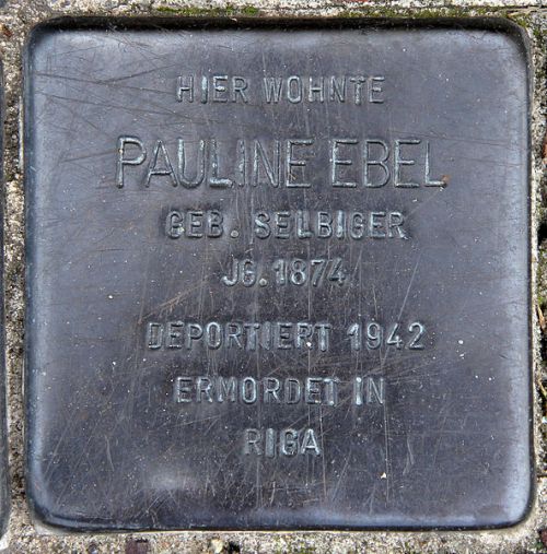 Stolpersteine Mendelssohnstraße 5 #4
