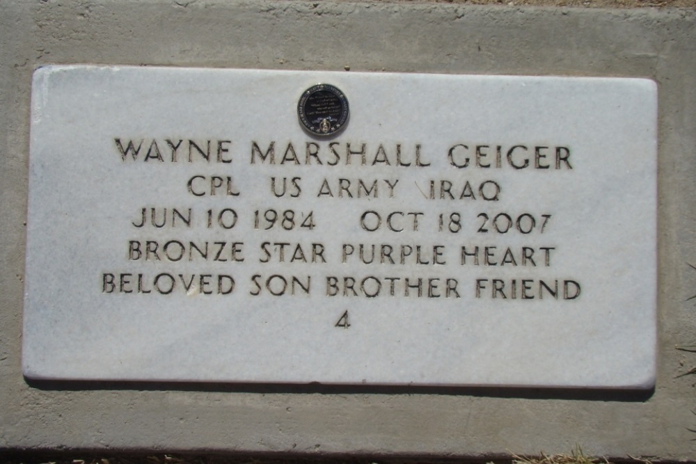 American War Grave Mount Whitney Cemetery #1