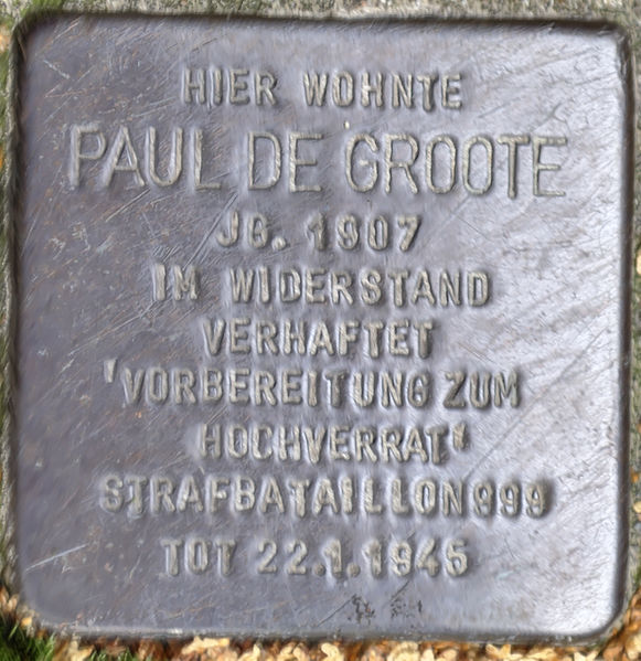 Stolperstein Kirschbaumer Straße 31