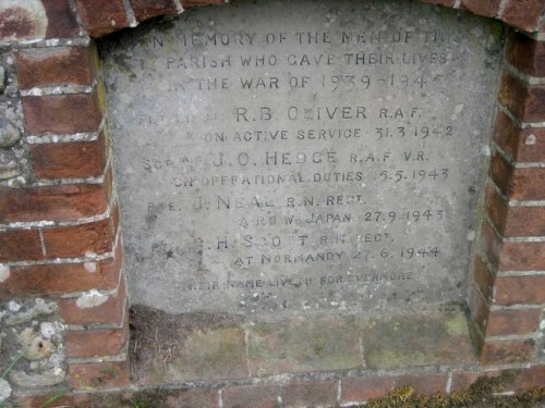 Oorlogsmonument Edingthorpe #1