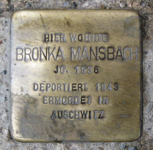 Stolpersteine Steinstrae 5 #1