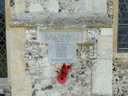 Monument Tweede Wereldoorlog St. Andrews Church #1