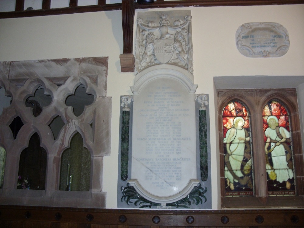 Memorials Crimean War Muncaster Church