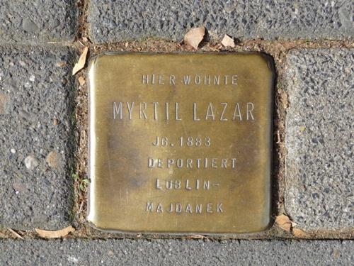 Stolperstein Pfeilstrae 17 #1