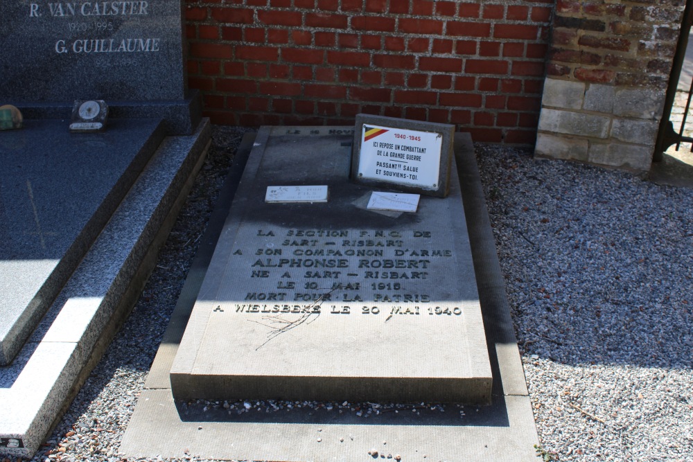 Belgian War Grave Sart-Risbart #1