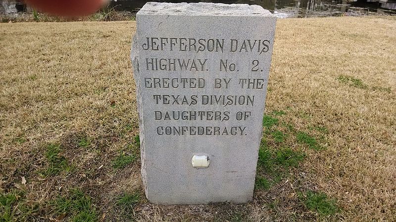 Aanduiding Jefferson Davis Highway #1