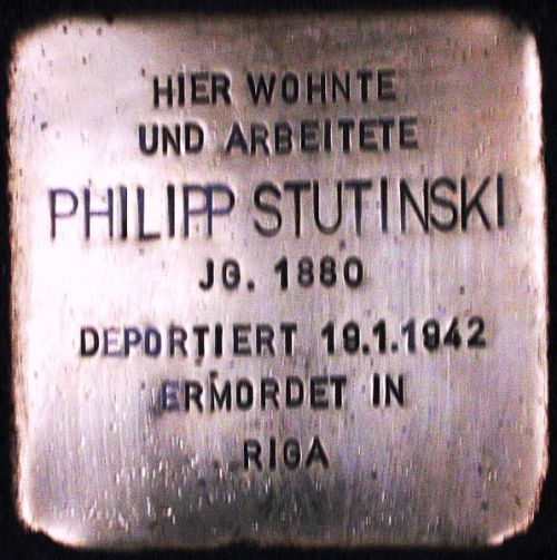 Stolpersteine Kurstraße 22 #2