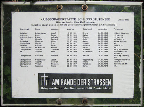 German War Cemetery Schloss Stutensee #5