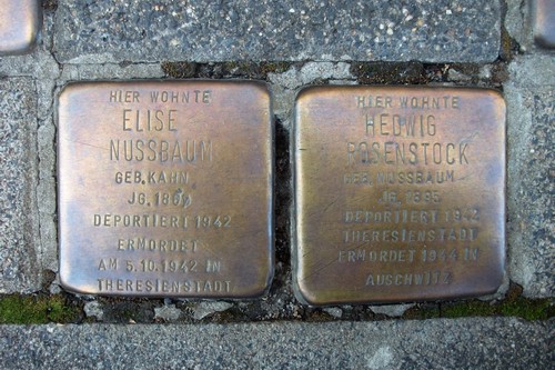 Stumbling Stones Gluckstraße 12 #2